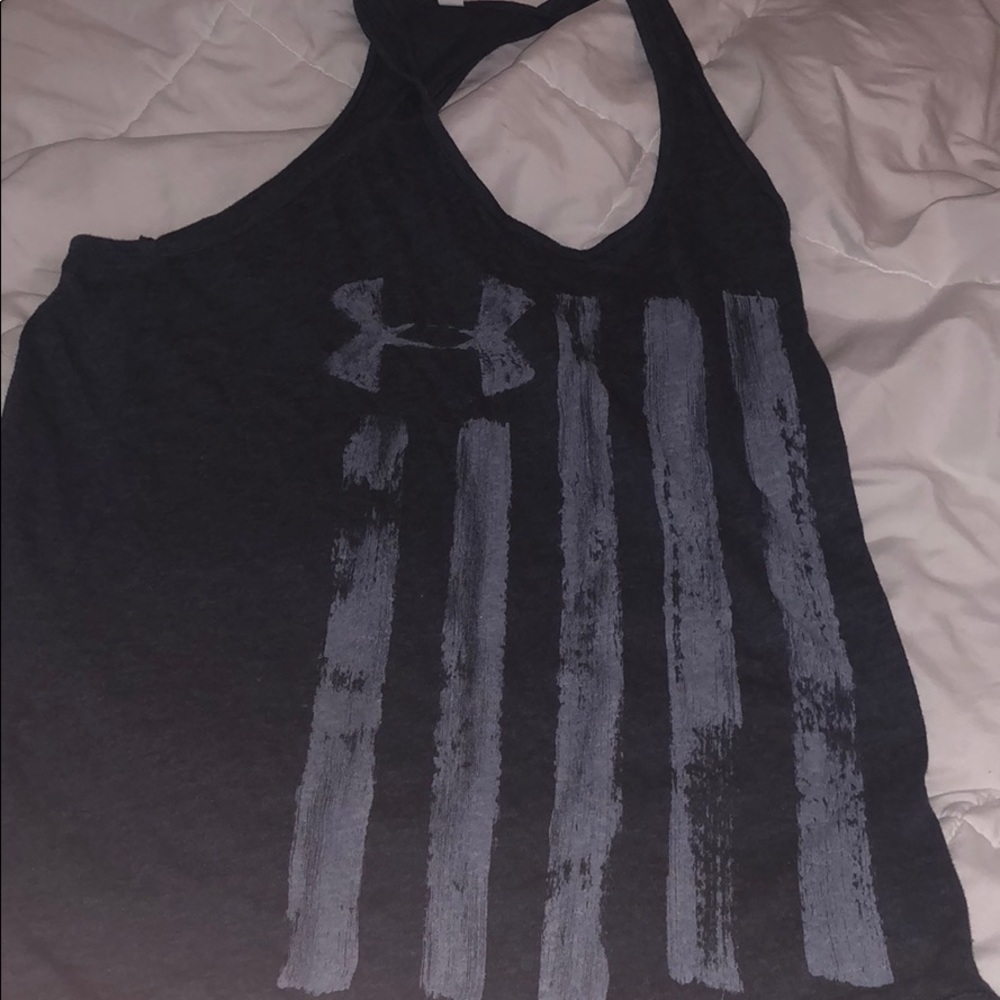 Under armor blue shirt razor